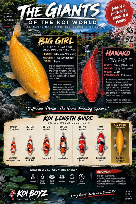 What Is the Largest Koi Ever Recorded? The Giants of the Koi World